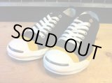 画像: 【28291-920】converse　JACK PURCELL S DRESS PL　（ブラック/イエロー）　USED