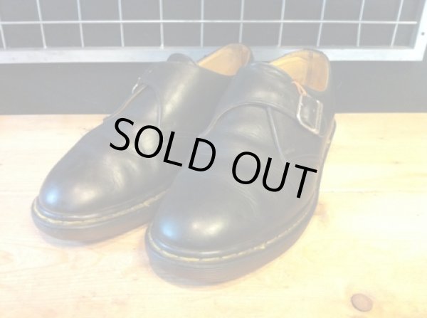 画像1: 【28544-1015】Dr.Martens　モンクストラップローカット　（ブラック）　USED (1)