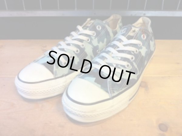 画像1: 【06925-1026】converse ALL STAR OX　（ブルーカモ）　USED (1)