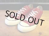 画像: 【28652-1029】converse　CHUCK TAYLOR OX　（レッド）　USED