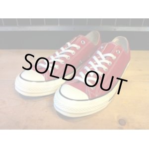 画像: 【28652-1029】converse　CHUCK TAYLOR OX　（レッド）　USED