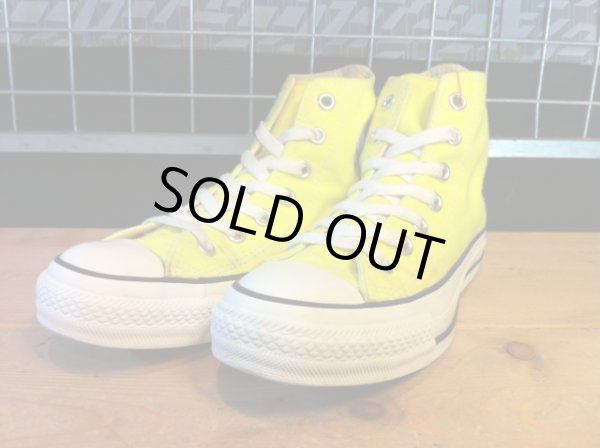 画像1: 【28717-1045】converse　ALL STAR HI　（イエロー）　USED (1)