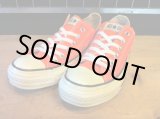 画像: 【28719-1044】converse　ALL STAR OX　（ネオンオレンジ）　USED
