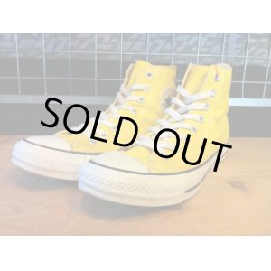 画像: 【28752-1050】converse　ALL STAR COLORS HI　（レモンイエロー）　USED