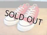 画像: 【28838-1068】converse　ALL STAR OX　（レッド）　USED