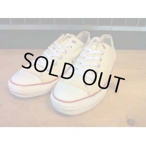 画像: 【28801-1067】converse　ALL STAR OX　（ホワイト）　USED