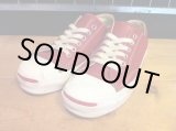 画像: 【28846-1071】converse　JACK PURCELL LEATHER　（レッド）　USED
