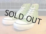 画像: 【28655-1088】converse　ALL STAR HI　（グリーン）　USED 