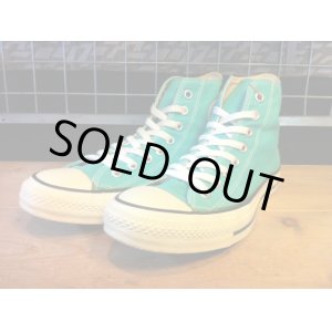 画像: 【28951-1118】converse　ALL STAR HI　（ディーバグリーン）　USED