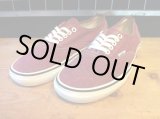 画像: 【28956-1124】VANS　AUTHENTIC　（エンジ）　USED