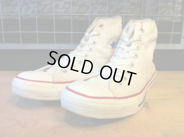 画像1: 【28971-1126】converse　ALL STAR HI　（ホワイト）　USED (1)