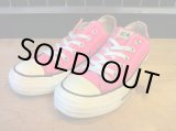 画像: 【29000-1128】converse　ALL STAR OX　（ピンク）　USED