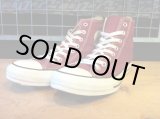 画像: 【28989-1129】converse　ALL STAR HI　（マルーン）　USED