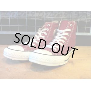 画像: 【28989-1129】converse　ALL STAR HI　（マルーン）　USED