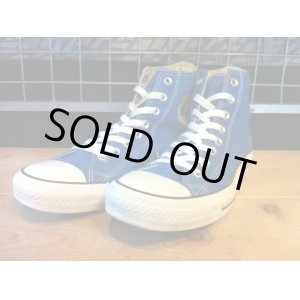 画像: 【28992-1130】converse　ALL STAR HI　（ブルー）　USED