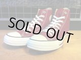 画像: 【29027-1136】converse　ALL STAR HI　（マルーン）　USED