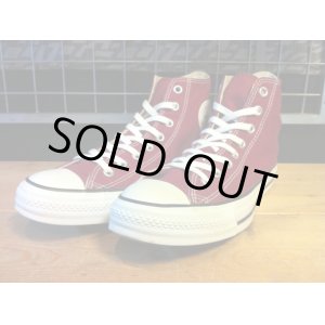 画像: 【29027-1136】converse　ALL STAR HI　（マルーン）　USED