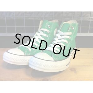 画像: 【29011-1140】converse　ALL STAR HI　（グリーン）　USED