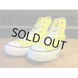 画像: 【29033-1138】converse　ALL STAR HI　（イエロー）　USED