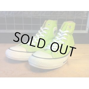 画像: 【29041-1147】converse　ALL STAR COLORS HI　（ライムグリーン）　USED