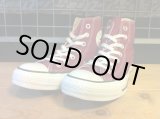 画像: 【29073-1151】converse　ALL STAR HI　（マルーン）　USED