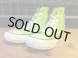 画像: 【29091-1160】converse　ALL STAR COLORS HI　（ライムグリーン）　USED
