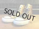 画像: 【29151-1174】converse　ALL STAR METALLIC-PYTHON HI　（ゴールド）　USED