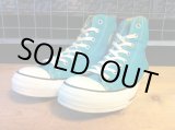 画像: 【29198-1191】converse　ALL STAR HI　（ターコイズブルー）　USED