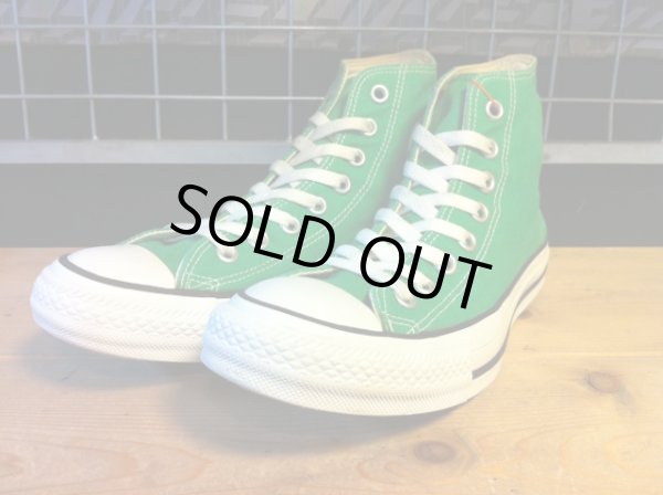 画像1: 【29255-1212】converse　ALL STAR HI　（グリーン）　USED (1)