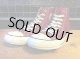 画像: 【29301-1229】converse　ALL STAR COLORS HI　（マルーン）　USED