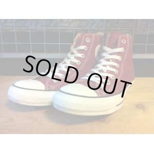 画像: 【29301-1229】converse　ALL STAR COLORS HI　（マルーン）　USED