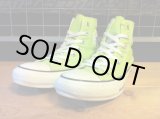 画像: 【29416-1267】converse　ALL STAR COLORS HI　（ライムグリーン）　USED