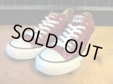 画像: 【29484-1291】converse　ALL STAR OX　（マルーン）　USED