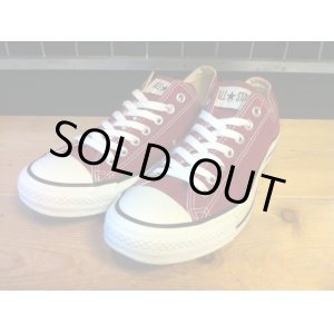 画像: 【29484-1291】converse　ALL STAR OX　（マルーン）　USED