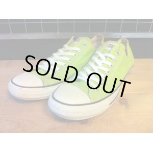 画像: 【29519-1297】converse　ALL STAR COLORS OX　（ライムグリーン）　USED