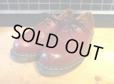 画像: 【29447-1318】Dr.Martens　スチールトゥ 3ホールローカット　（チェリーレッド）　USED