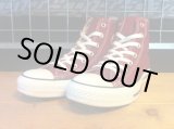 画像: 【29583-1328】converse　ALL STAR HI　（マルーン）　USED