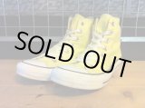 画像: 【29643-1349】converse　ALL STAR HI　（イエロー）　USED
