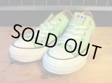画像: 【29669-1352】converse　ALL STAR OX　（ネオングリーン）　USED