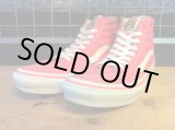 画像: 【29674-1365】VANS　SK8 HI CANVAS　（ピンク/ホワイト）　USED