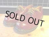 画像: 【29803-1414】Dr.Martens　スチールトゥ 3ホールローカット　（チェリーレッド）　USED