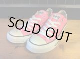 画像: 【29829-1424】converse　ALL STAR OX　（ピンク）　USED