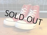 画像: 【29899-1430】converse　ALL STAR HI　（ダークレッド）　USED