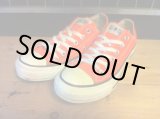 画像: 【30091-1475】converse　ALL STAR OX　（ネオンオレンジ）　USED