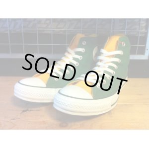 画像: 【30125-1501】converse　ALL STAR HI　（グリーン/イエロー）　USED