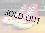 画像: 【30164-1513】converse　ALL STAR COLORS CLASSIC HI　（ラズベリーピンク）　USED