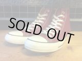 画像: 【30260-1532】converse　ALL STAR COLORS HI　（マルーン）　USED