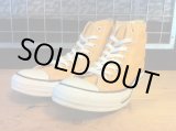 画像: 【30387-1562】converse　ALL STAR HI　（ゴールド）　USED 