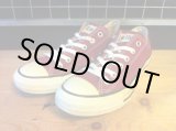 画像: 【30392-1564】converse　ALL STAR OX　（マルーン）　USED