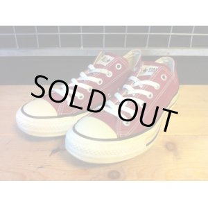 画像: 【30392-1564】converse　ALL STAR OX　（マルーン）　USED